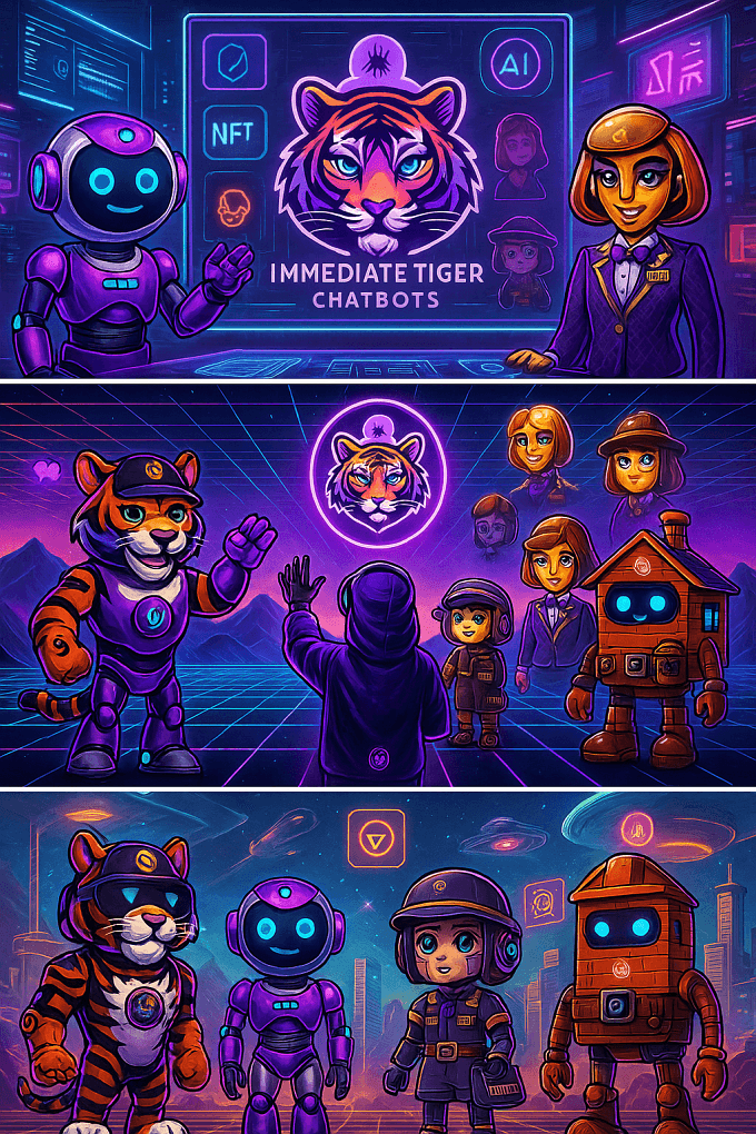 Immediate Tiger AI - Futuristic vision for ticketing AI assistants